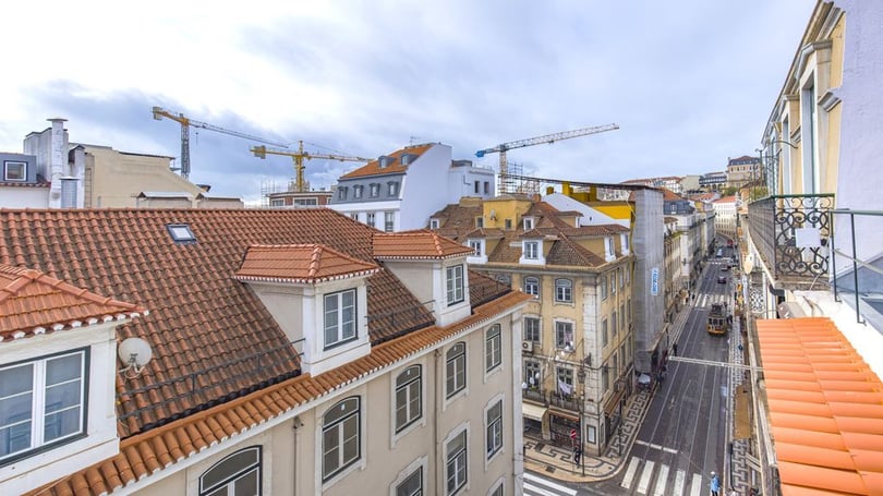 Fachada do Ando Living Douradores em Lisboa, apartamentos turísticos de alta gama.